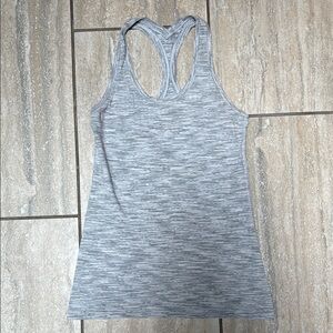 Lululemon Gray Racerback Tank Top